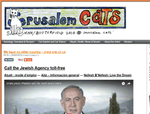 Tablet Screenshot of jerusalemcats.com